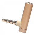 thumbnail image 4 of STARTIST 3.5mm Headphones Male to Female Adapter Angled Connector Audio Converter Golden, 4 of 7