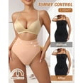 thumbnail image 3 of USEASY Shapewear for Women Tummy Control High Waist Thong Panties Seamless Body Shaper Underwear, 3 of 6