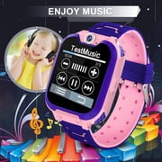 Photo game touch screen childrens smart watch with music player, SOS, camera, alarm clock