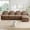 Camel, variant on Tabaray 68.5" Loveseat Couch Sherpa Fleece Fabric, Plush Soft Sofa Perfect for Small Space, Modern Living Room Furniture Space with Compact Design and Studio Apartment Use Throw Pillow Design, Green
