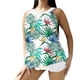 thumbnail image 1 of MKLEKYY Trajes De Baño Mujer Curvy Women'S Swimwear Tankini 2 Piece Normal Swimsuit Backless 2 Piece Printing Adjustable Print Color Padded Strap Bathing Suits Sexy Vacation Beach Wear 586, 1 of 4