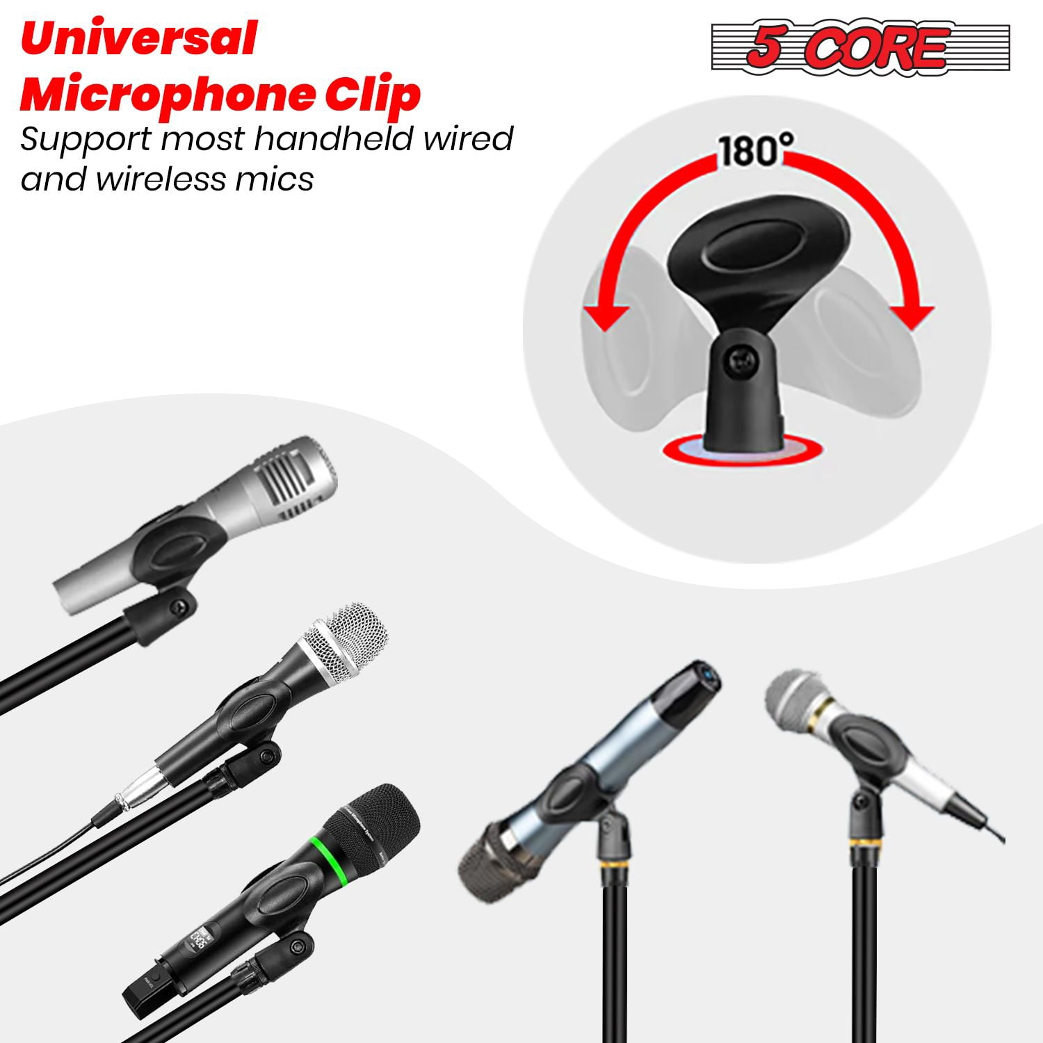 Tripod Mic Stand Floor 2Pcs Adjustable 18 to 72 Inches Sturdy Boom Arm Holder Microphone Stands Pedestal Para Microfono for Singing