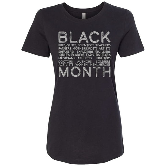 Inktastic Black History Month Occupations and Identities Women's T-Shirt
