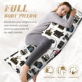 thumbnail image 3 of Yiaed Body Pillow Cover, Ultra Soft Microfiber Pillowcases, Breathable Long Pillow Case, Envelope Closure-Cool Camera (20x54 inch)（Pillow core not included）, 3 of 5