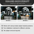 thumbnail image 2 of SLUMLOVE Wheel Alignment Tool with 2 Measuring Tapes, Upgraded Automotive Toe Alignment Tool for Home Use, Compatible with More Vehicle Models, Black, Toe Plates, 2 of 8