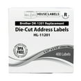 thumbnail image 6 of HOUSELABELS Compatible with DK-1201 Replacement Roll for Brother QL Label Printers; 400 Removable Adhesive Address Labels; 1-1/7" x 3-1/2" (29mm*90mm) with 1 REUSABLE CARTRIDGE - 24 Rolls, 6 of 7