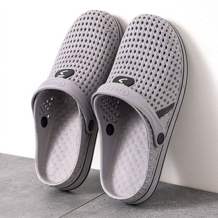 

Hole Shoes Men‘s Sandals Non-slip Baotou Fashionable Outdoor Wear Summer Men‘s Thick-soled Home Korean Style Two-wear Sandals