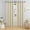 Beige, variant on SpaceMuse Modern Blackout Curtains 52 X 96 inch, 2 Panels 90% Blackout Gray Tie Top Single Indoor Curtain Panel Thermal Insulated Light Blocking Drapes