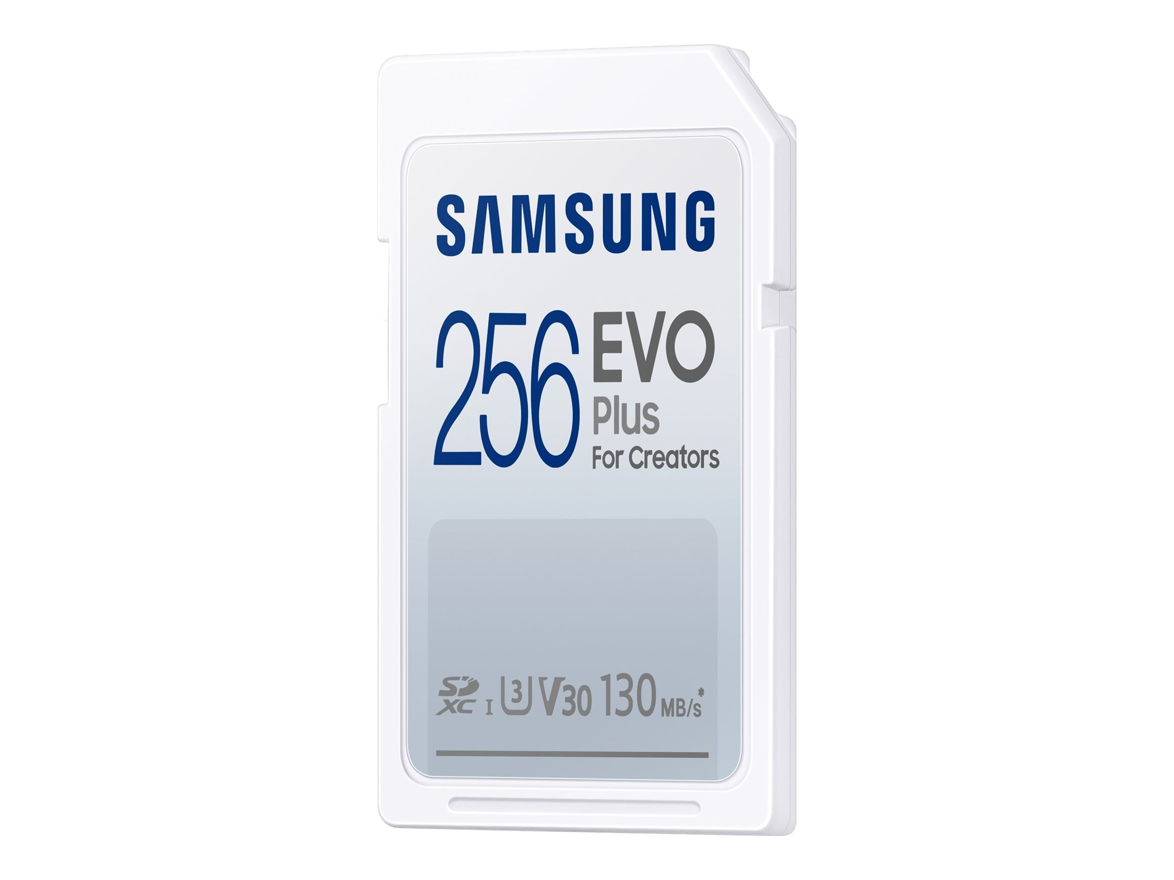 Samsung EVO Plus 256GB SDXC UHS-I Memory Card, V30, U3, Class 10