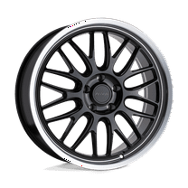 Petrol P4C 18X8 5X115 40Et 72.1Cb Gloss Black W/ Machined Cut Lip Wheel