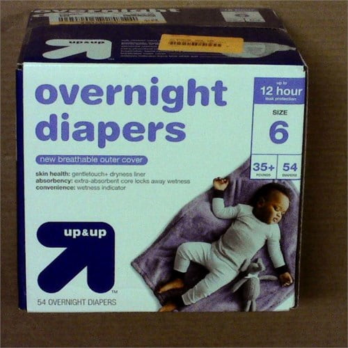 up and up overnight diapers size 6