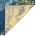 thumbnail image 5 of Liora Manne Area Rug Palm Border Indoor Outdoor Navy 75% Polypropylene 5x8, 5 of 5