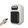 thumbnail image 2 of Costeam Mini Heater Small Household Portable Wall Mounted Hot Fan Silent Office Desktop Heater Personal Warm Fan for Home Bedroom Use, 2 of 9