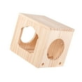 thumbnail image 2 of Casa para pájaros, caja de madera para hábitat de pájaros, casa para pájaros azules, casa para pájaros tipo jaula, caja de hábitat para pájaros al L, 2 of 8