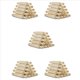 thumbnail image 1 of Mini Rodillo de Madera de 75 Piezas, 6 Pulgadas de , Rodillo para Hornear de Cocina, Rodillo Pequeño para Masa de Madera para Niños, Fondant, 1 of 7
