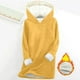 thumbnail image 2 of Camisetas para mujer,Sudadera informal con capucha para mujer, jersey de manga larga, tejido de poliéster, suave y cómoda, ideal para el hogar, sopatenor, 2 of 9