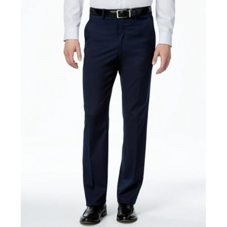 pants navy dress alfani 30x30 stretch slim mens