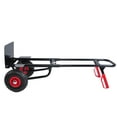 thumbnail image 2 of Heavy Duty Hand Truck Dolly, 2 Wheel Moving Truck Cart With Double Handles, 330lbs Capacity Steel Trolley, Platform Truck for Moving/ Warehouse/ Garden/ Grocery, 2 of 9