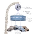 thumbnail image 2 of Crib Mobile Lambs & Ivy Little Racer con chupete musical, 2 of 6