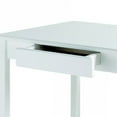 thumbnail image 2 of Little Colorado Classic Rectangular Wooden Toddler Table w/ Drawers, White, 2 of 3