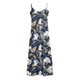 thumbnail image 4 of Puntoco Vestidos Mujer Moda Elegante Verano Casual Sólido V-Cuello Camis Vestido Largo Sin Mangas, 4 of 5