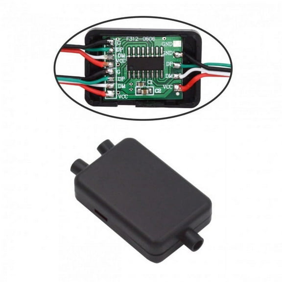 FVH PCBA for USB2.0 Ports HUB USB 1 to 2 Splitter with SR Cover for DIY OEM Parts 3.0mm Cable