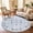 Light Blue, variant on ICEANT Persian Style Round Area Rug, 8'x8' Round Vintage Anti-Slip Carpet for Living Room Bedroom, Boho Non-Shedding Mat for Balcony Floor, Dark Blue