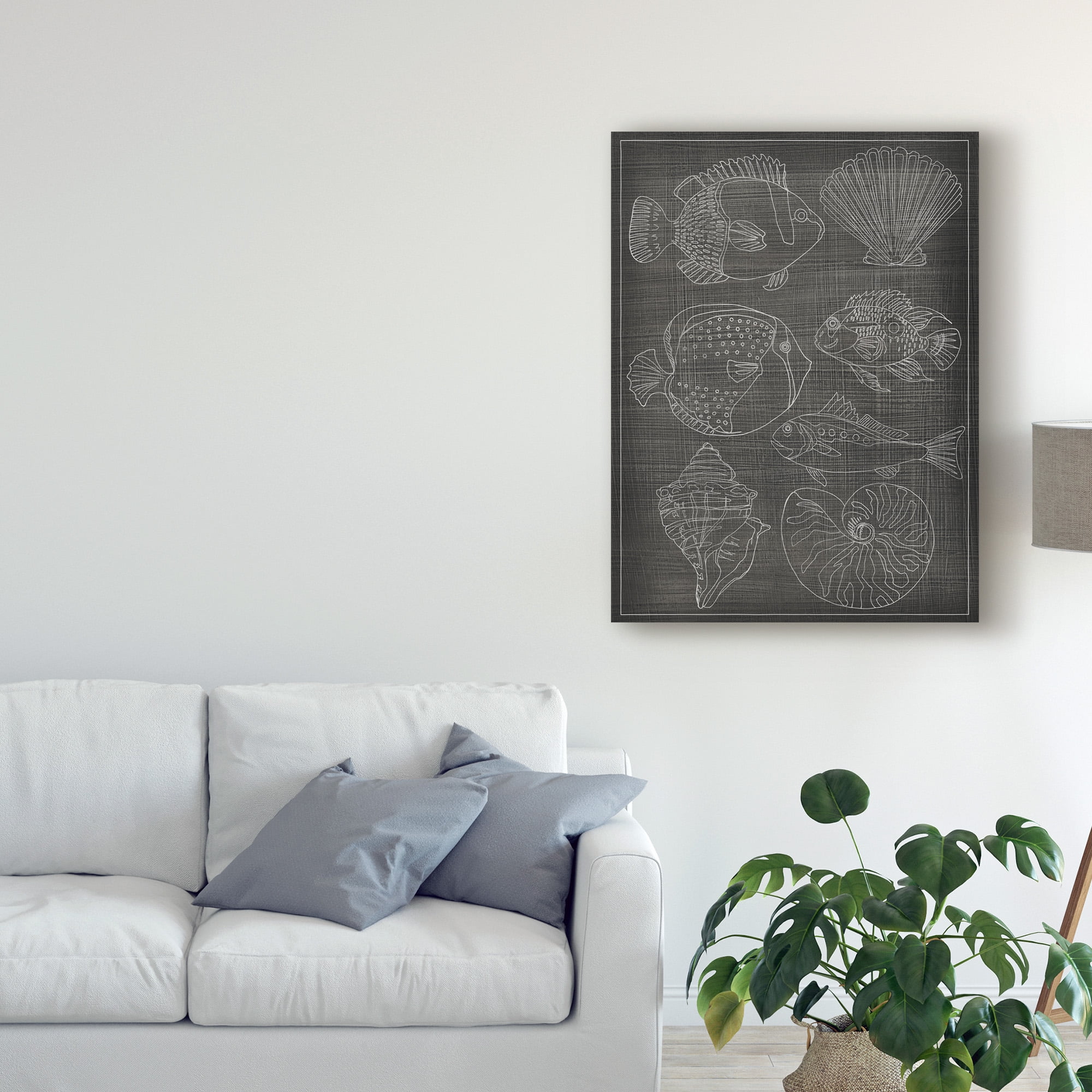 Trademark Fine Art 'Sea Chart I' Canvas Art by Chariklia Zarris