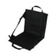 thumbnail image 2 of Silla de playa plegable Silla de piso con respaldo Almohadilla de tela Oxford con ajuste Negro, 2 of 8