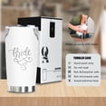 thumbnail image 5 of Bride Tumbler Cup, Bride To Be Gifts for Her, Vacuum Insulated Stainless Steel 20 Oz Tumbler, Wedding Gifts for Bride, Bridal Shower Gift, Bachelorette Gifts For Bride, Bridesmaid Appreciation Gifts, 5 of 5
