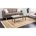 thumbnail image 3 of Unique Loom Fars Collection Tribal Modern Casual Area Rug, 7 x 10 Feet, Beige/Ivory, 3 of 5