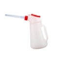 thumbnail image 2 of koolsoo Oil Measuring Container Oil Pot Container with Lid Measuring Sturdy Oil Pot Leakproof with Long Spout Oil Jug for Motorcycle 1.2L, 2 of 8