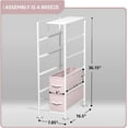 thumbnail image 3 of Dresser with 5 Drawers - Storage Unit Organizer Chest for Clothes - Bedroom, Kids Room, Nursery, & Closet, 3 of 15