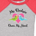 thumbnail image 4 of Inktastic Budgie Parakeet Budgerigar Pet Girls Baby Bodysuit, 4 of 5