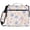 Pastel Blue and Pink Flowers, variant on Zipper Binder with Shoulder Strap 2 inch 3 Ring Waterproof File Folder Organizer Bag 500 Sheet Light Sky-blue Marine Life