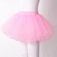 thumbnail image 6 of Jowowha Toddler Girls Tutu Skirts Birthday Ballet Dance Layered Tulle Skirt Ballerina Dancewear Pink S, 6 of 7