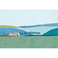 thumbnail image 3 of Cacho, E.L 18x13 Black Modern Framed Museum Art Print Titled - Behind the Hills, 3 of 5