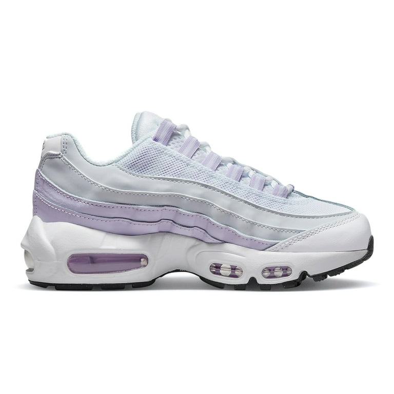 Eik Moreel onderwijs Mail Big Kid's Nike Air Max 95 Recraft "Violet Frost" White/Mtlc Silver (CJ3906  108) - 4.5 - Walmart.com