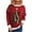 Red_Christmas Gift for Womnen, variant on Christmas Sweater for Teen Girl Crewneck Christmas Tree Graphic Knit Lightweight Pullover Jumper Tops Trendy Gift Thermal Preppy Clothes White M