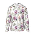 thumbnail image 2 of Lsque Orchids Flowers UPF 50+ Lightweight Sun Protection Men's Women's Long Sleeve Shirt, Hoodie Performance -XX-Large, 2 of 9