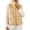 Yellow, variant on Fmbrln Womens Shearling Fleece Vest Fuzzy Zip Up Stand Collar Sleeveless Padded Jacket Winter Soft Warm Outerwear Pink M