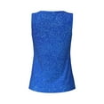 thumbnail image 5 of Sigee Blue Glitter for Women's Workout Tank Top,Running Tank Tops,Sleeveless Gym ClothesXX-Large, 5 of 8
