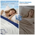 thumbnail image 2 of Nautical Ship Cooling Blanket,Lightweight Breathable Summer Throw Blanket with Double Sided Cold Effect,Blue Coastal Ocean Birds Boat Vintage Picnic Blankets Bed Sheet for Hot Sleepers 30"x40", 2 of 8