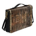 thumbnail image 2 of Kuiaobaty Cross Wall Print Bible Covers for Women Men God is Within Her PU Leather Book Carrying Case with Shoulder Strap/Handle, Large Bible Bags Bible Protective for Bible Study/Daily Use, XL, 2 of 7