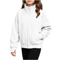 thumbnail image 7 of StSilkitty Zip up Jacket for Boys Girls Long Sleeve Stand Collar Sweatshirts with Pockets Fall Winter Casual Fashion Outerwear, 7 of 7