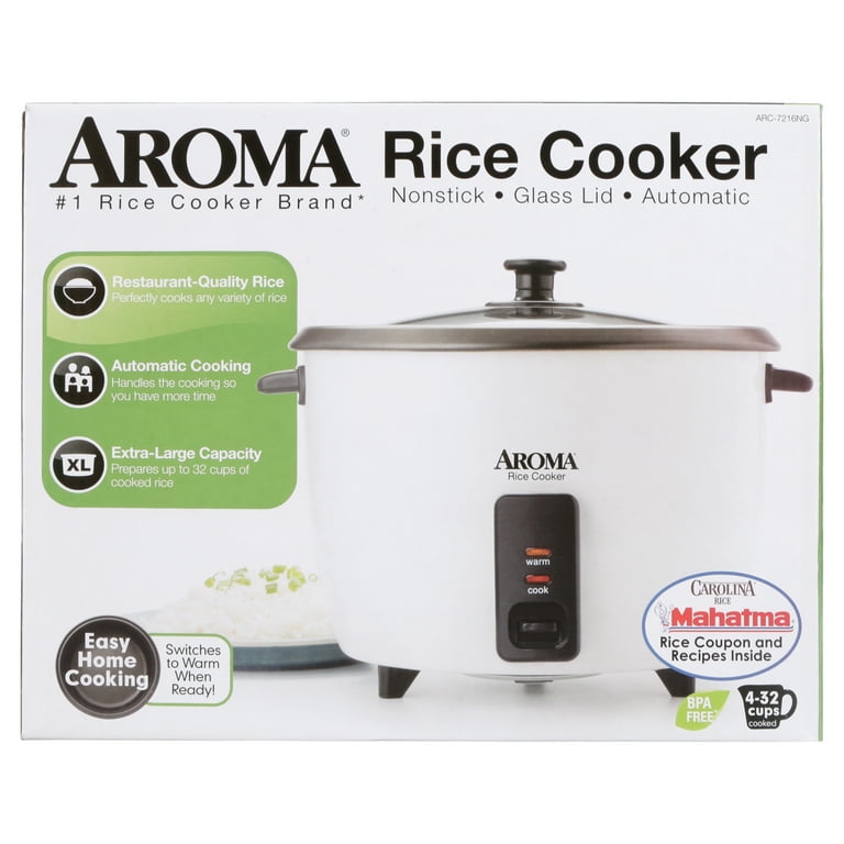 Aroma Simply Stainless 6-Cup Rice Cooker ARC-753SG & Optional Steam Tray  Product Overview 