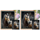 thumbnail image 1 of Kit Punto Cruz Caballo Impreso Hilo Algodón Ecológico Bordado 11CT 40x53cm, 1 of 9