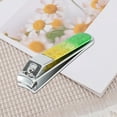 thumbnail image 6 of Unique Bargains Beautiful Style Nail Clipper Kit 2.24"x 0.47"x 0.59" Yellow, Green 10pcs, 6 of 6
