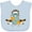 AE-Light Blue, variant on Inktastic Aviator Bear, Pilot Bear, Airplane, Cute Bear Boys or Girls Baby Bib