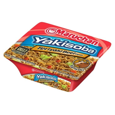 NoodleXus Yakisoba Teriyaki Beef Flavor Noodles, 4 oz. (pack of 2)
